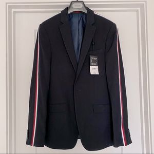 NWT Topman Blazer in Navy with stripes
